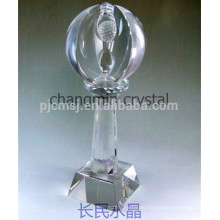 Trofeo de cristal de alta calidad personalizado Crystal Trophy